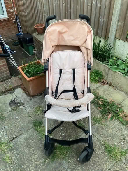 Photo of free Large pink pushchair (Norbury SW16) #1