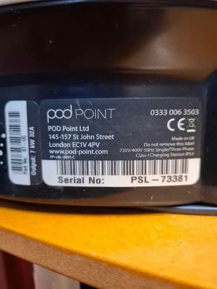 Photo of free Podpoint Untethered (Upper Radley OX14) #1