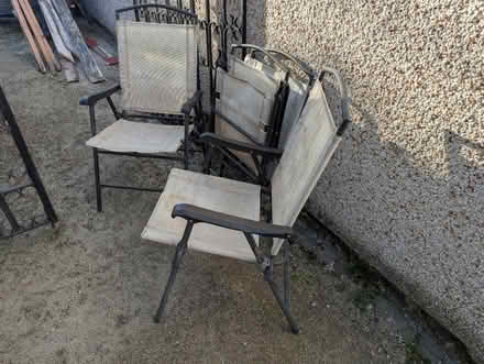 Photo of free 4 patio chairs (Sheffield S12) #2