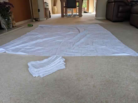 Photo of free Table cloth and matching napkins (Leybourne) #3