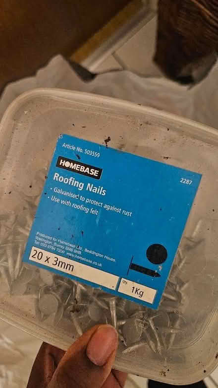 Photo of free Roofing nails (Cheshunt EN8) #1