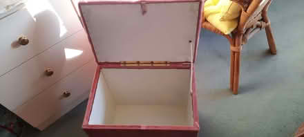 Photo of free Dusky pink bedroom seat/box. (Southport PR9) #1