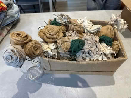 Photo of free Hessian Flowers (Hillsborough S6) #1