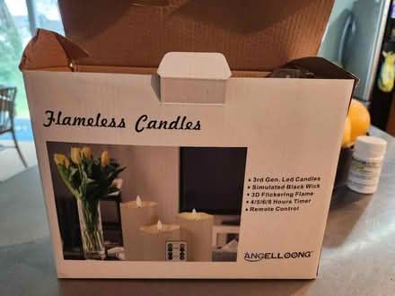Photo of free Faux candles - new with remote (Bloomfield, NJ) #2