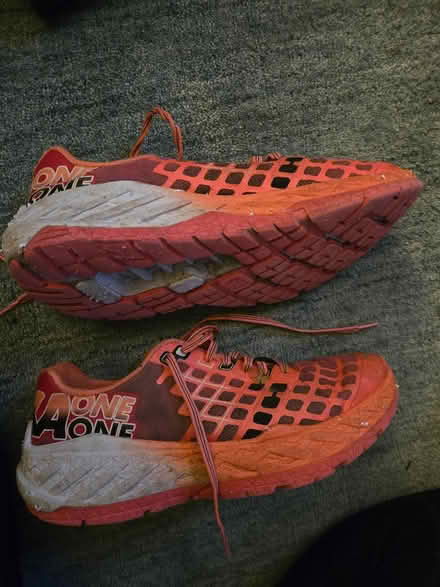 Photo of free Sz 10 Salmon colored Hoka Ones (Ballard) #3