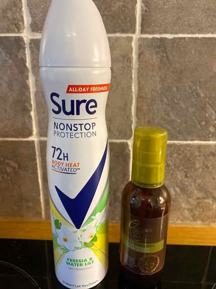 Photo of free Deodorant and Argan hair oil (Great Barr B437LA) #1