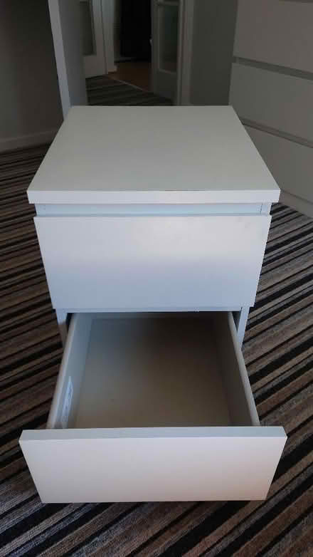 Photo of free White Bedside Table (Hutton CM13) #2