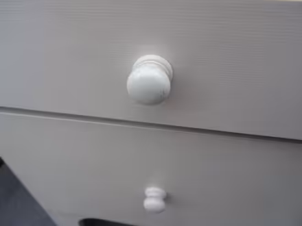 Photo of free 2x white wood bedside cabinets (GU21 8UF) #3