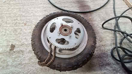 Photo of free 12 1/2 inch wheels and DC motors (St Annes BS4) #4