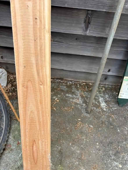 Photo of free Wood 1.5" by 3.5", 8 feet long (near De Anza College) #1