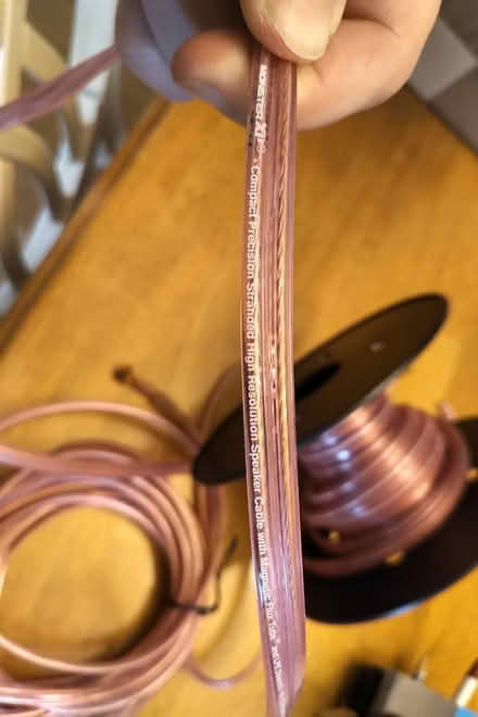 Photo of free Speaker wire - left over (Fisher & Meadowlands) #2