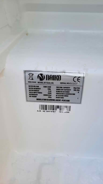 Photo of free Freezer (LU2) #4