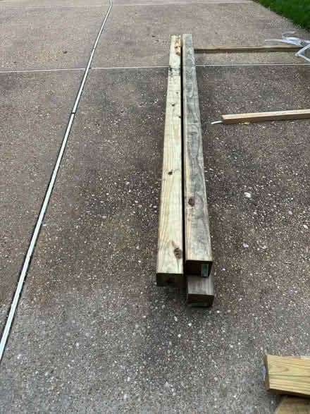 Photo of free 4 4x4x8 wood posts (Potomac) #1