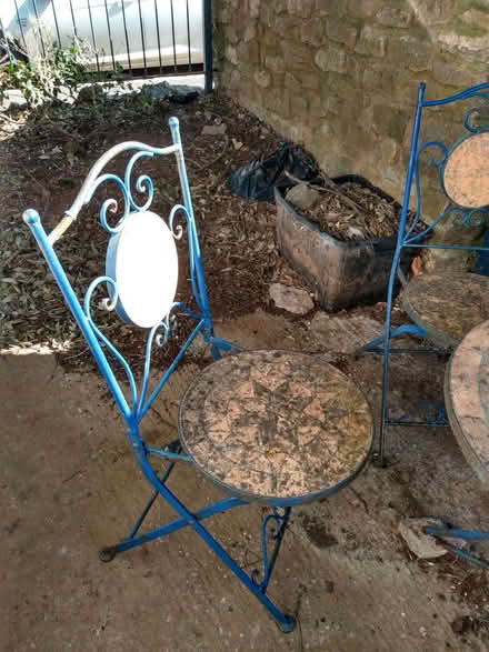 Photo of free Garden Chairs and Table (Plainmoor TQ1) #3