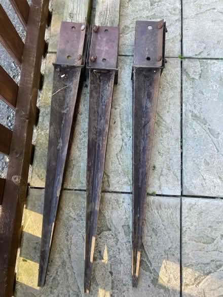Photo of free Post holders and 2 5ft posts (Blackheath Standard SE3) #1