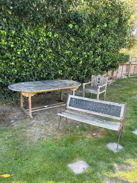 Photo of free Old garden furniture (lawrence rd hampton, TW12) #1