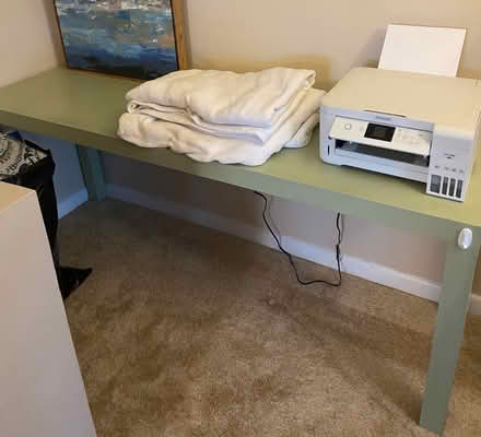Photo of free Parsons table, 6ft 3in by 20in (Sligo Ave, Silver Spring) #1