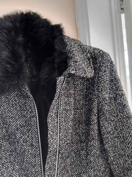 Photo of free Black tweed coat (Hollin Estate Middleton M24) #2