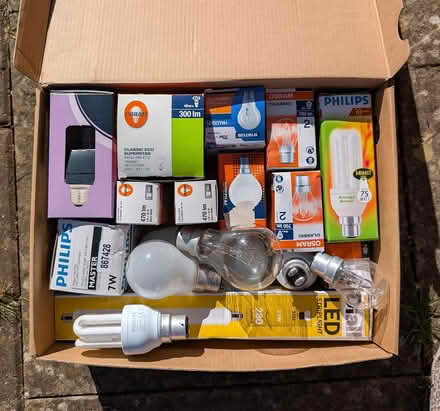 Photo of free Box of lightbulbs (Farnborough GU14) #1