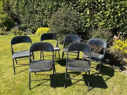 Photo of free 6 metal chairs (Danbury CM3) #1