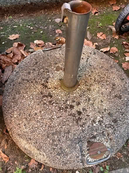 Photo of free Concrete umbrella base (Cholsey OX10) #1