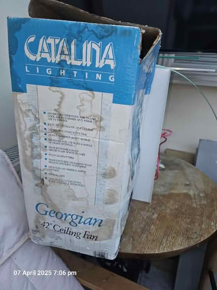 Photo of free Ceiling fan, unused (thorntonheath, CR7 7JF) #1