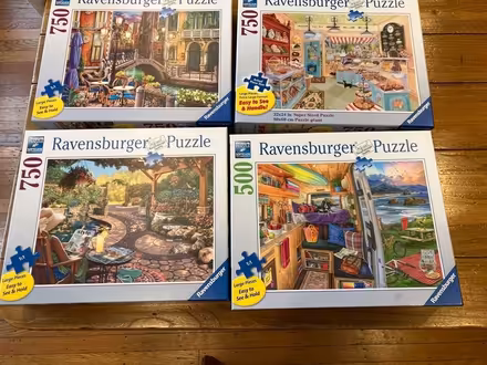 Photo of free Four Ravensburger Puzzles (Havertown) #1
