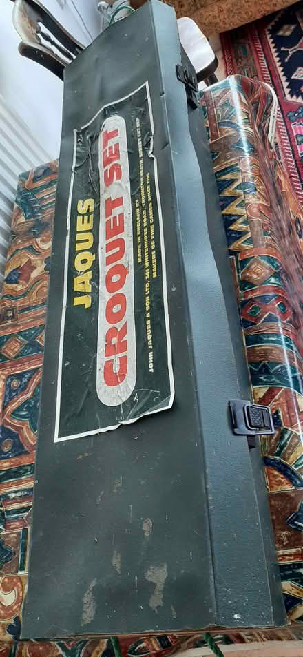 Photo of free Croquet set missing 5 hoops and central peg (Walton Manor OX2) #2