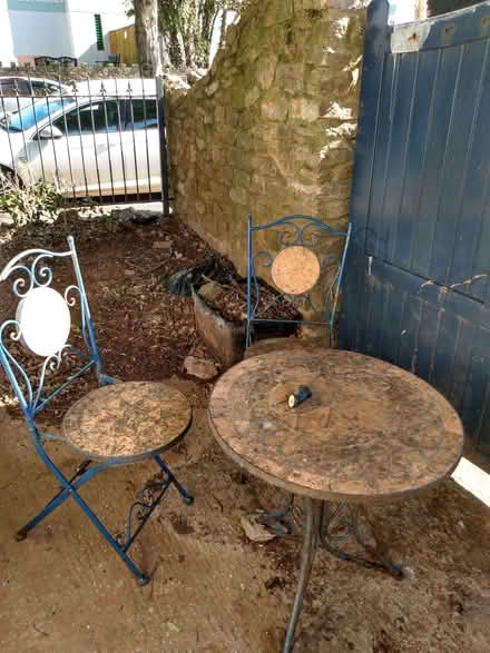 Photo of free Garden Chairs and Table (Plainmoor TQ1) #1
