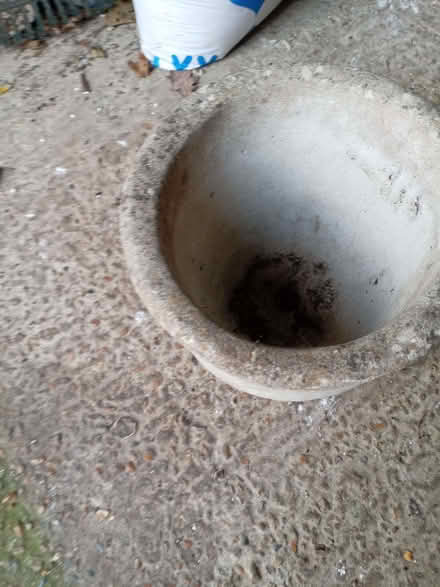 Photo of free Concrete plant pot (Aylesford Common ME5) #2