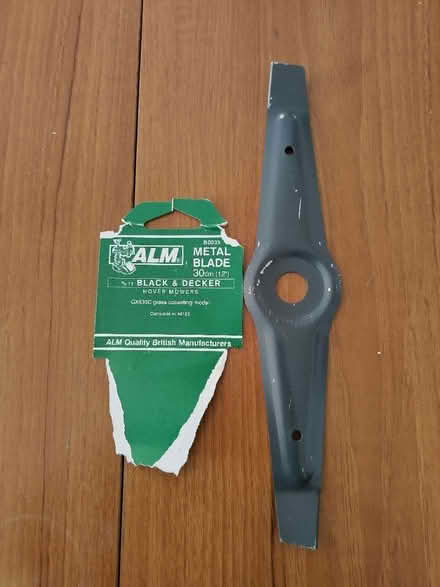 Photo of free 12" blade for Black and Decker hover mower, unused (Reabrook Estate SY3) #1