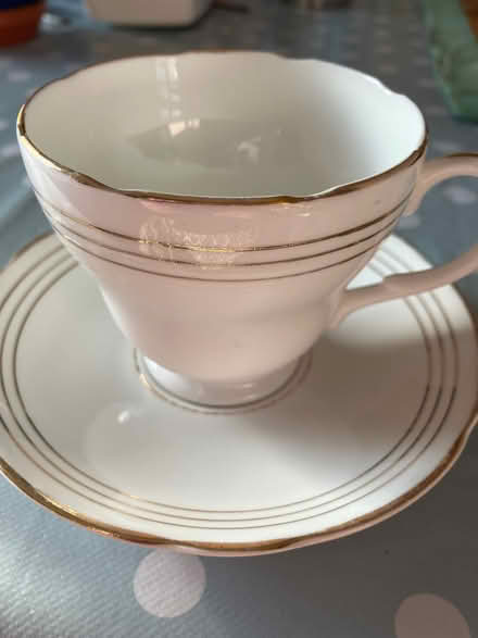Photo of free 8 bone china cups and saucers (Downend BS16) #1