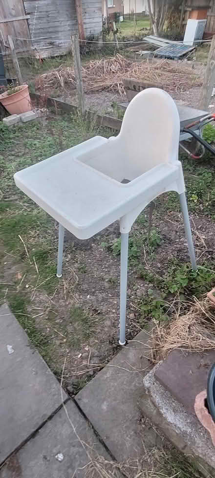 Photo of free Baby high chair. White, plastic (Perth - PH2) #2
