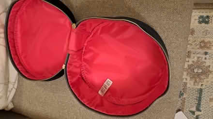 Photo of free Blue velvet toiletry bag (Bramley, Hants RG26) #3