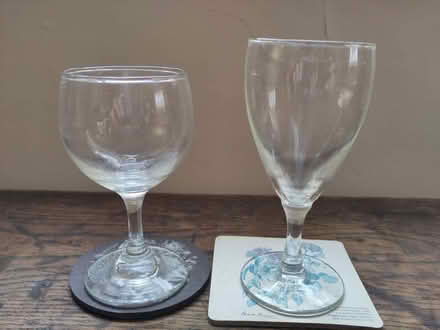 Photo of free small wine glasses, 32 of each (Loughton IG10) #2