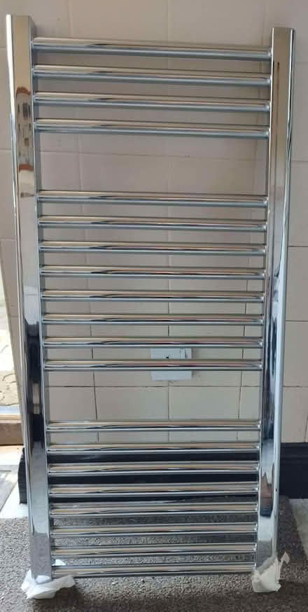Photo of free Chrome Towel Radiator 970 x 450 mm New (Heelands MK13) #1