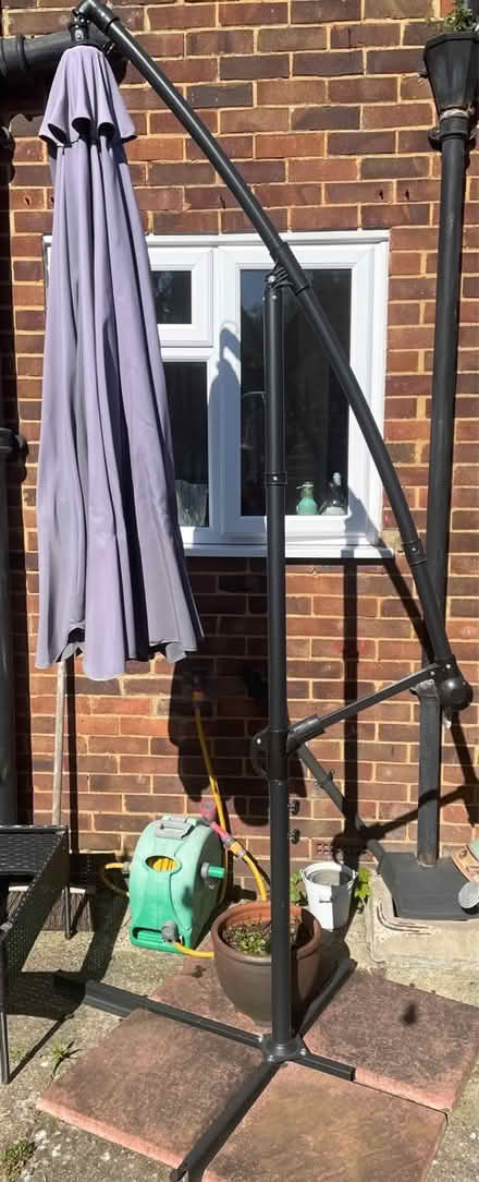 Photo of free Grey Cantilever Parasol - broken (Rainham, Kent) #1