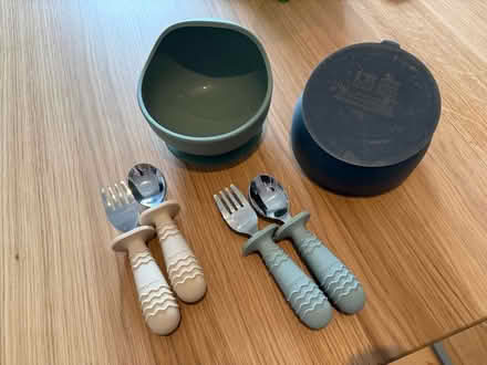 Photo of free Baby bowls and cutlery (Winchester SO22) #1