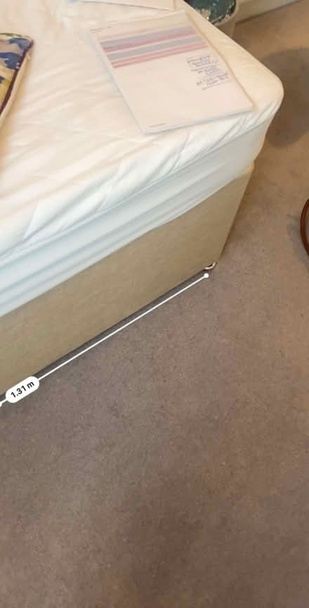 Photo of free Fabric single bed and mattress (Southall UB2) #4