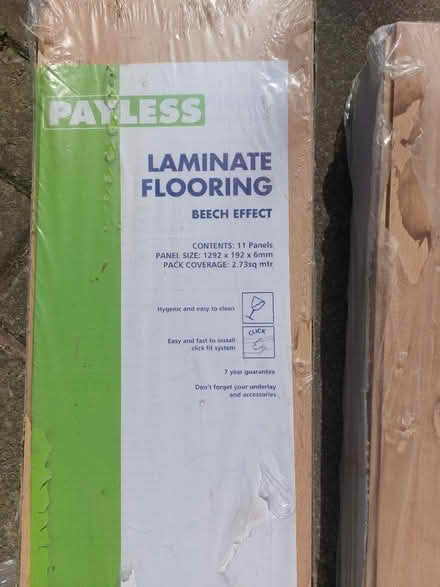 Photo of free Laminate flooring 2 packs (Winsford..CW7) #1