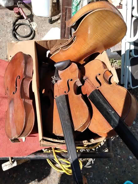 Photo of free 4 Old Violins For Spares Or Repair (CT13) #3