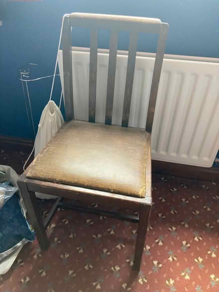 Photo of free 2 vintage solid wood chairs and stool (Stainton CA11) #2