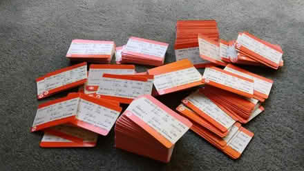 Photo of free Over 1000 used train tickets (Leckhampton GL53) #1