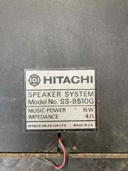 Photo of free Pair of Hitachi speakers (Bexhill on sea TN39) #4