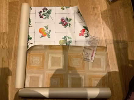 Photo of free 2 rolls of 1960’s wall paper (Hersham KT12) #1