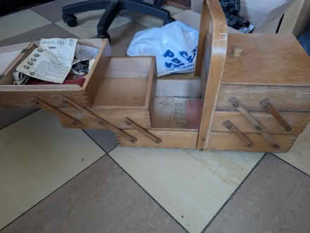 Photo of free Sewing box with bits in (OL12 Rochdale) #2