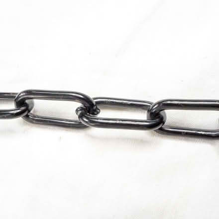 Photo of free Heavy black chain, 9 lengths mostly 0.8 - 1.5 metres v good (Burgess Hill RH15) #1