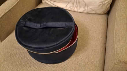 Photo of free Blue velvet toiletry bag (Bramley, Hants RG26) #2