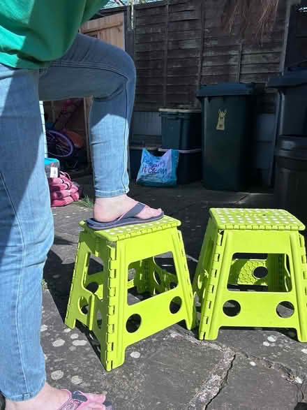 Photo of free 2 high steps (foldable) (Carnforth LA5) #2