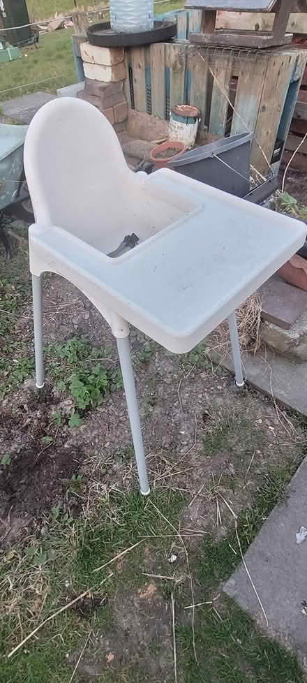 Photo of free Baby high chair. White, plastic (Perth - PH2) #1
